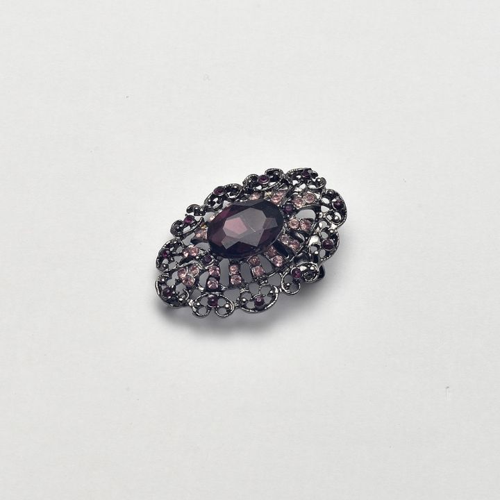 Leena%20Impex%20Antique%20Oval%20Shape%20Purple%20Art%20Deco%20Brooch%20pin%20-%20Image%204