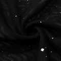 Fashion Sequin Dress Women Black Bodycon Dress Long Sleeve Glitter Semi Sheer Mesh Patchwork Slim Work Dress Robe Femme. 