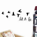 Fashion Silhouette of Flying Bird Let It Be Wall Art Sticker Home Decal Decor. 