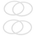 Silicone Gasket Sealing Ring for Pressure Cooker 22 cm Inner Diameter, 4 Pieces, Transparent. 
