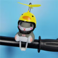 Green Home Animal Figurine Realistic Cartoon Rattle Hamster Bike Horn Decor. 
