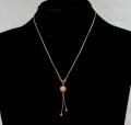 New Trendy Golden Ball Necklace  for Girls, Women Or Kids Best Gift. 