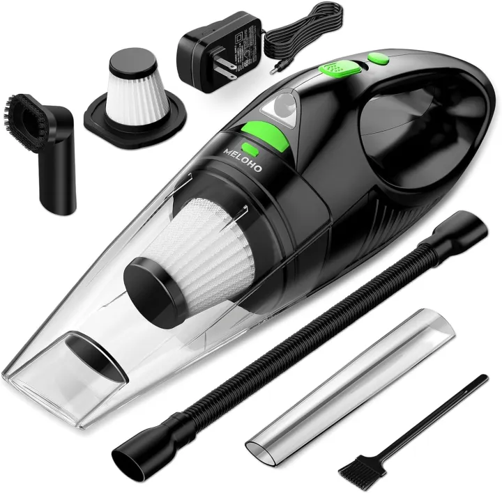Cordless Handheld Vacuum Cleaner For Home & Car - Powerful All In One vacuum Cleaner - High Power Portable Bagless Cyclonic Vacuum - Dry & Wet Robot Vacuum Cleaner for Sofa, Floor, Pet, Carpet