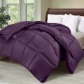 Utopia - Comforter King Queen Twin White All Season Plush Siliconized Fiberfill Duvet Insert Box Stitched. 