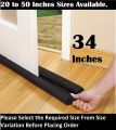 Special Door Dust Stopper Draft - Insect - Air Stopper - Under Bottom Seal Protector - Twin Guard For Door and Window 20 21 22 23 24 25 26 27 28 29 30 31 32 33 34 35 36 37 38 39 40 41 42 43 44 45 46 50 Inches. 