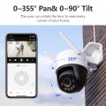 IMOU Cruiser SC/ SE+ 3MP Red-Blue Warning Lights Outdoor PT Camera Home Security IP Camera AI Human Detection Surveillance. 