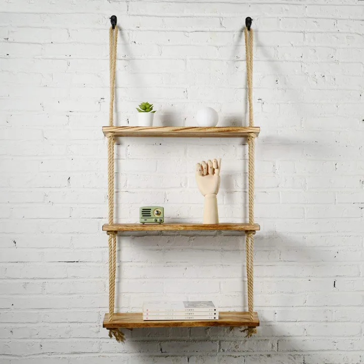 Solid%20Wood%20Rope%20Shelf%20DIY%20Wood%20Hanging%20Floating%20Shelves%20for%20Living%20Room%20Bedroom%20Bathroom%20Farmhouse%20Home%20Decor%20and%20Wall%20Storage%20(3%20Tier,%20with%20Jute%20Rope)%20-%20Image%202