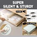 4PACKs Adhesive Casters Pulley Rollers Set, Self-Adhesive 360° Rotating Paste Pulley Wheels for Under Bed Storage, Cabinets, Mini Ball Transfer Replacement for Small Furniture Appliance Move Anywhere. 