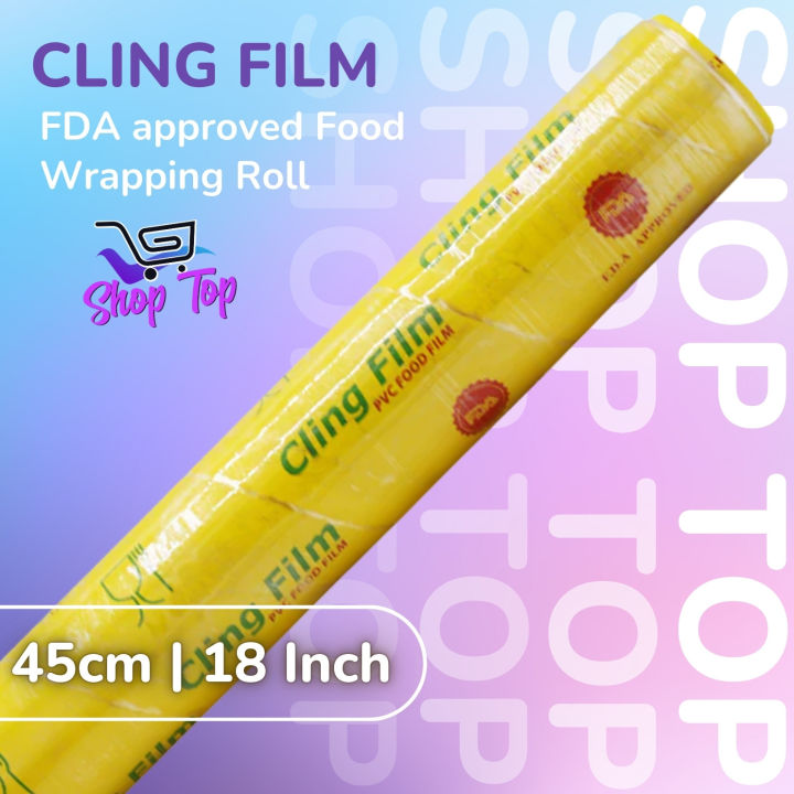 18%20Inches%20(45cm)%20Wide%20x%2050%20Meters%20Long%20FDA%20Approved%20Cling%20Film%20Roll%20by%20Shoptop%20-%20Food%20Grade%20Plastic%20Wrap%20for%20Safe%20Food%20Packing,%20Freezer%20&%20Freshness%20Storage%20-%20Image%202