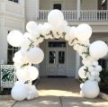 20pcs 10 inch long White Latex Balloons without shinny for Birthday Wedding Baby Shower Party Decorations  background white balloon. 