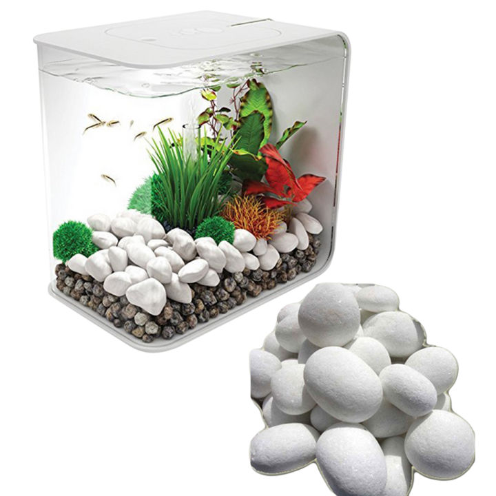 Pure White Stone Natural Stones 1 KG Bag