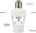 Motion Sensor Light Socket, Motion Screw Bulb Adapter 360° Automatic Light Control for Garage Storage Room. 
