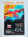 64GB Evo Plus Class 10 Micro SDHC 80MB/S (MB-MC64DA/AM) MEMORY CARD SD CARD High Speed TF Card Best for Mobile and Camera. 