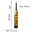 German Tape Ball Bat,Cricket Bat,Good Quality. 