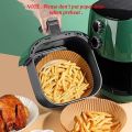 50 PCS Air Fryer Disposable Paper Liner- 6.3", Non-Stick Air Fryer Liners, Air Fryer Accessories, Baking Paper for 3 Qt-5Qt Air Fryer, Food Grade Parchment Paper for Microwave, Oven, Steamer. 