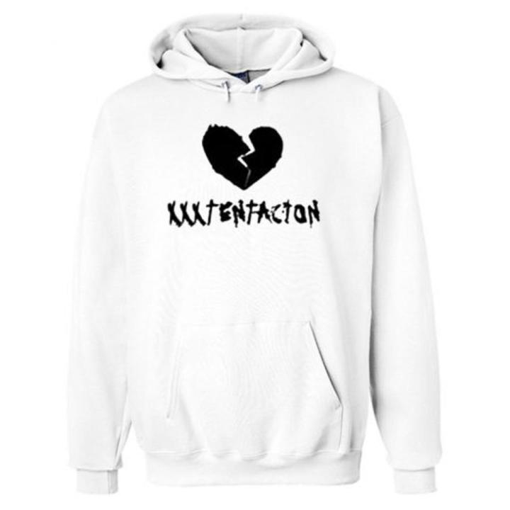 XXX Tentacion pullover printed white men Hoodie