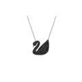 [ New ] Shijia High Version Swan Necklace with Swarovski Plain Women Crystal Smart Clavicle Chain. 