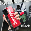 Supreme Phone Case Samsung Galaxy A52 Back Cover Tempered Glass Protector Mirror Cases SUP Superme Supreme Design Samsung Galaxy A52 Case. 