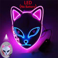 Anime Demon Slayer LED Mask Cosplay Cute Masks Halloween Party Costume Props. 
