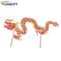 Dragon Dance Toy Kit Chinese Lunar New Year Dragon Dance Toy Diy Kit for Kids Dragon Boat Festival Crafts Set Chinese New Year Dragon Craft. 