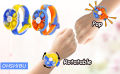 Pop it Spinner Watch, Rotating Push Bubbles Fidget Sensory Toy for Kids and Adults, Autism Special Needs Stress Relief Hand Finger Press Dimple Silicone Adjustable Bracelets. 