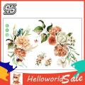 Toilet Sticker Self-adhesive Waterproof Long-lasting Eye-catching Floral Design for Home Bathroom Decor. 