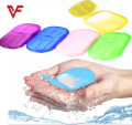 Travel Soap Outdoor Portable Paper Sheets - 20 PCS Mini Portable Travel Soap Paper Sheets Disposable Hand Washing Bath Scented Paper Soap for Outdoor Camping Hiking. 
