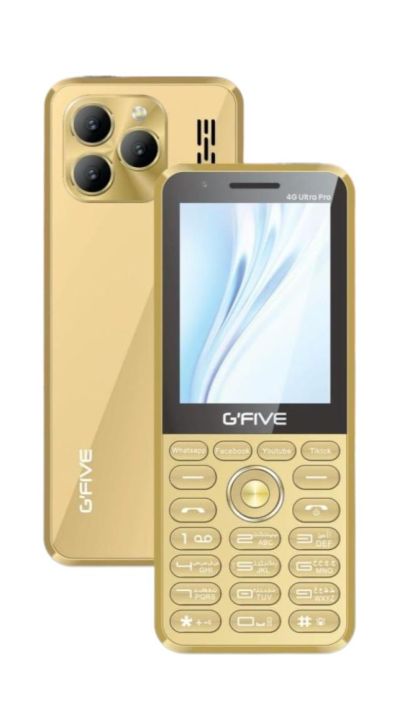 G Five 4G Ultra Pro -  2GB RAM 16GB ROM - 2.8" Touch Screen - 5000mAh Battery - Google Play Store - Google Maps - Type 4G LTE - Wifi - Bluetooth - Hotspot - Video Calling Box Pack 1 Year Warranty