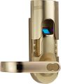 Digi Electronic Biometric Fingerprint Door Lock + Keypad Set Intersected Gold + Silver (Left Hand Door). 