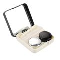 Contact Lens Case High Quality Travel Kit Square Travel Portable Solid Color Lens Cover Container Beauty Pupil Storage Soaking Box Eyewear Accessories. 