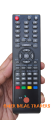 Orange LCD & LED TV Remote. 
