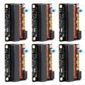 3X Micro-Bit Expansion Board IOBIT V2.0 Breakout Adapter Shield with Buzzer for BBC Micro-Bit Kids's Python Programming. 