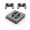 ps4 pro sticker fix skin deadpool design with 2 controller skin (not playstation ,not pouch type) brand rana decoration. 