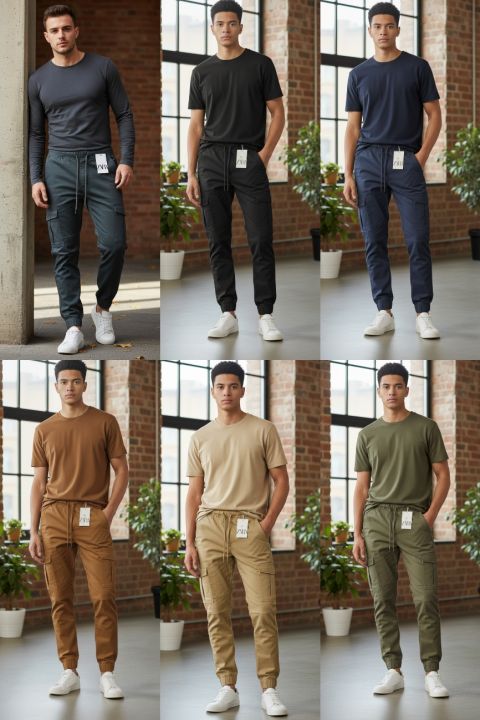 Men Cargo Trousers, cargo trousers for men, six pocket cargo trousers
