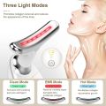 Face Lifting Neck Massager EMS Skin Tightening Device 3 Color LED Light Photon Therapy Neck Wrinkle Remover Beauty Tools. 