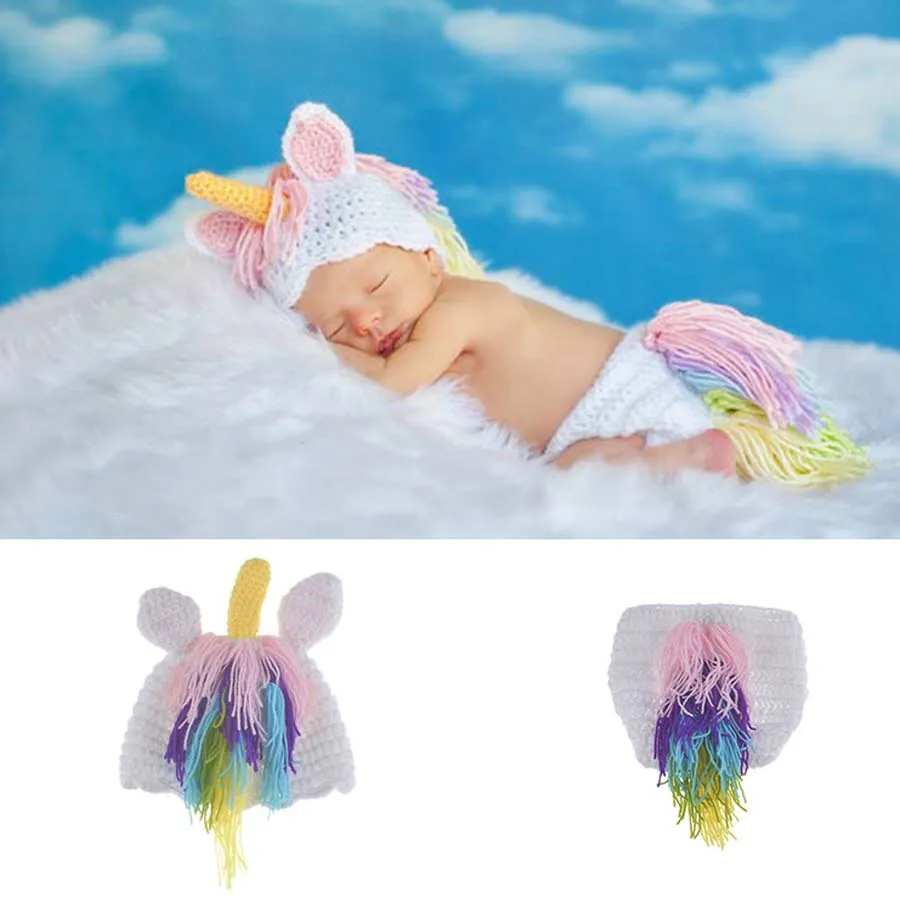 Crochet newborn unicorn outfit best sale