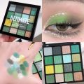 16 Colors Ultimate Shadow Palette Matte Glitter Purple Eyeshadow Palette Neon Powder Pigments Cosmetics. 