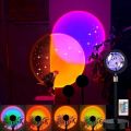 Remote Control Sunset Lamp Projector 16 Colors Changing RGB | Mobile Photography Backgrounds Accessories Lighting Kit Wallpaper. 