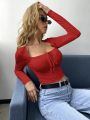 Tie Neck Ruched Bust CROP TOPS. 
