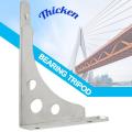 【Free Shipping】Thick Stainless Steel Bracket Partition Load Bearing Bracket Side Left And Right Tripod Rack. 