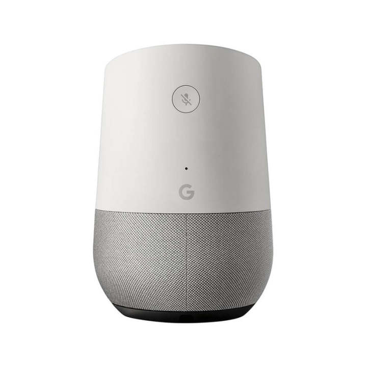Like A New Google Home - Smart Speaker & Google Assistant, Light Grey & White With Original Charger