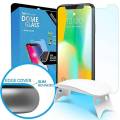 iPhone X Whitestone Dome Glass Tempered Glass Screen protector with UV. 
