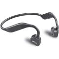 Vidonn F1( Grey )Titanium Open-Ear Headphones (Bone Conduction Technology), Wireless with Bluetooth and Mic for Running Cycling Hiking. 