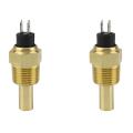 2X for VDO Engine Water Temperature Sensor Oil Temperature Sensor 1/2NPT 21mm Thread for Generator Set. 