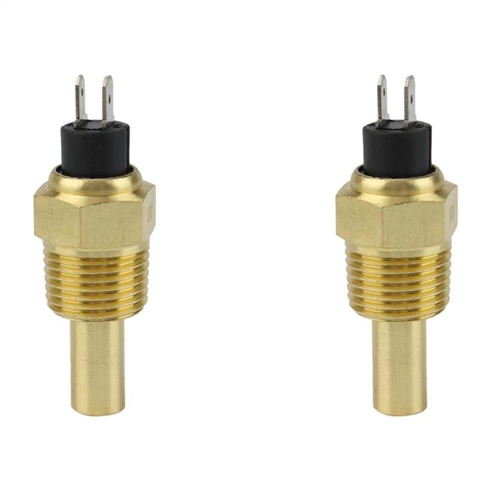 2X for VDO Engine Water Temperature Sensor Oil Temperature Sensor 1/2NPT 21mm Thread for Generator Set