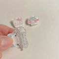 【TY】Cute Yugui Dog Melody Student Girl Acrylic Fine Flash Mini Small Grab Clip Hairpin TY. 
