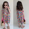 Flower Baby Girl Dresses Summer Cotton Infants Dress Sweet Princess Baby Clothes Fashion. 