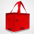 Foldable Large Cooler Bag Portable Food Cake Insulated Bag Aluminum Foil Thermal Box Waterproof Ice Pack Lunch Box Delivery Bag Red. 