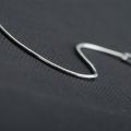 1mm Italian Sterling Silver Simple Long 55cm Boys Snake Thin Neck Chain Boys Neck Chain Necklace for Boys & Girls. 