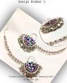 Afghani Earrings with Thin chain Original Afghani Earrings Silver (Sahary wali balian). 